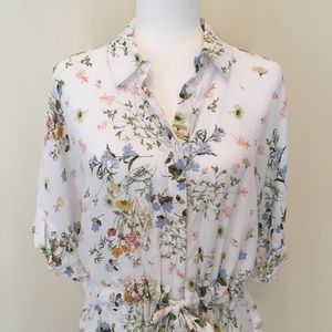 Zara Floral Blouse
